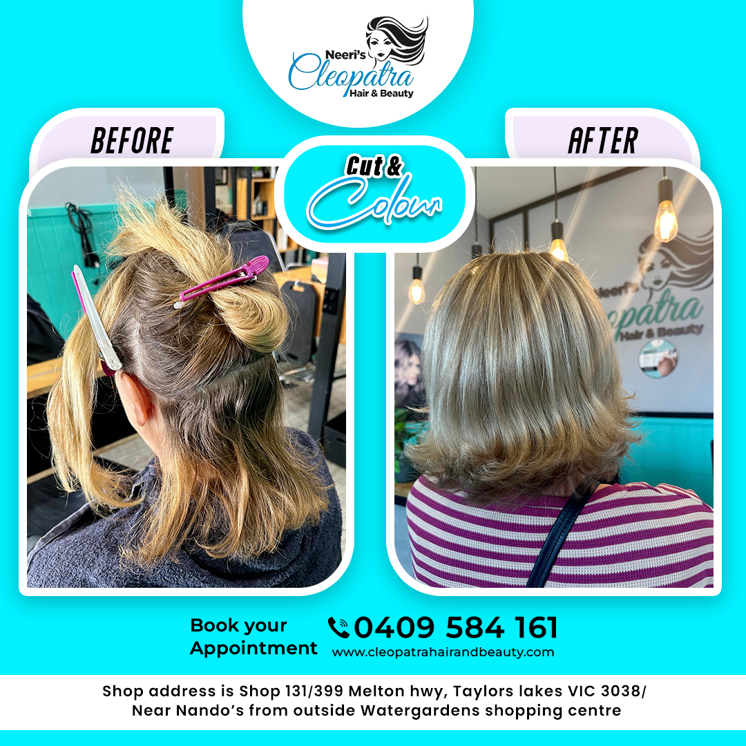 Haircut and Hair color