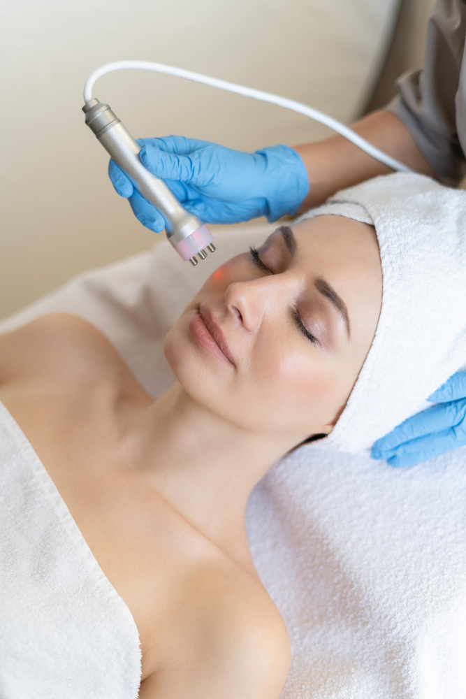 skin care treatment with microdermabrasion